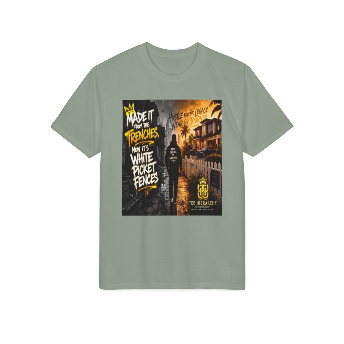 Made It Through the Trenches T-Shirt — Motivational Urban Graphic Tee