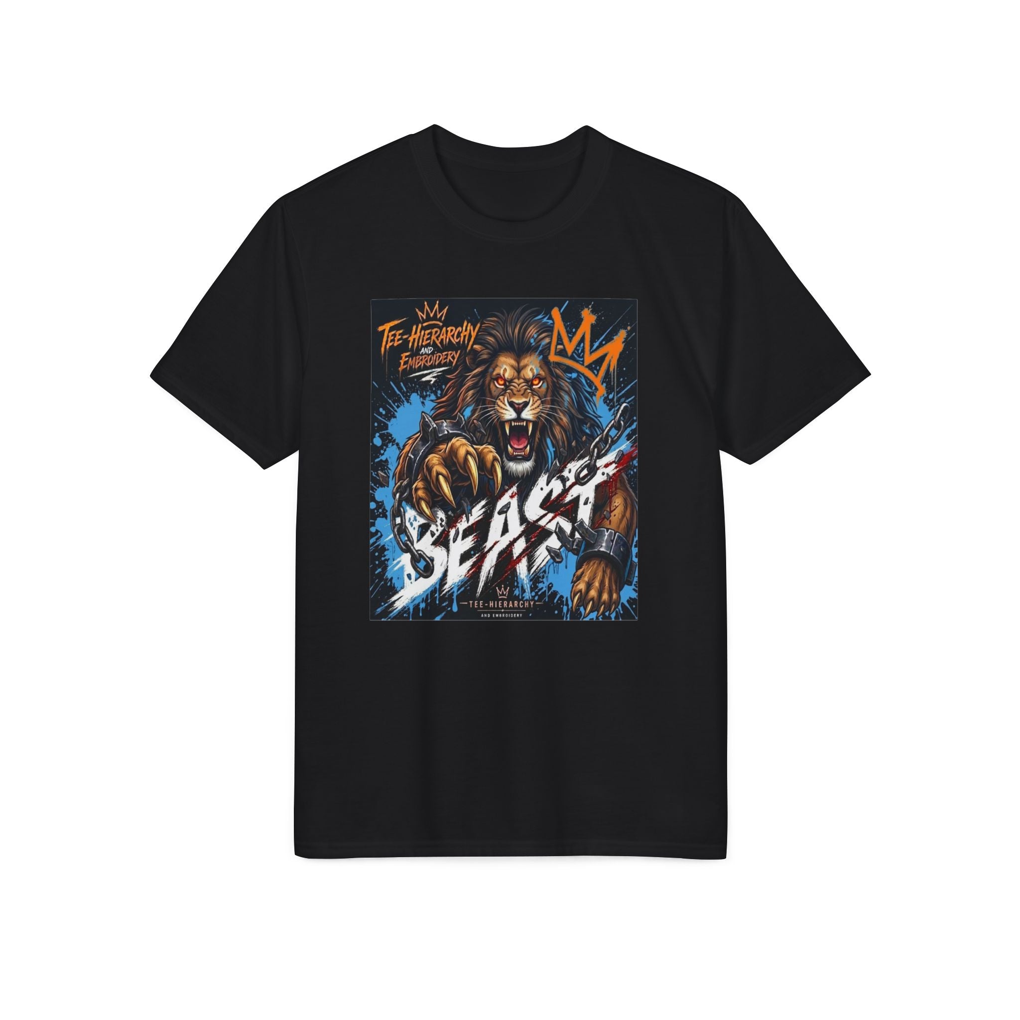 Beast King Lion Graphic T-Shirt — "Beast" Athletic Performance Tee
