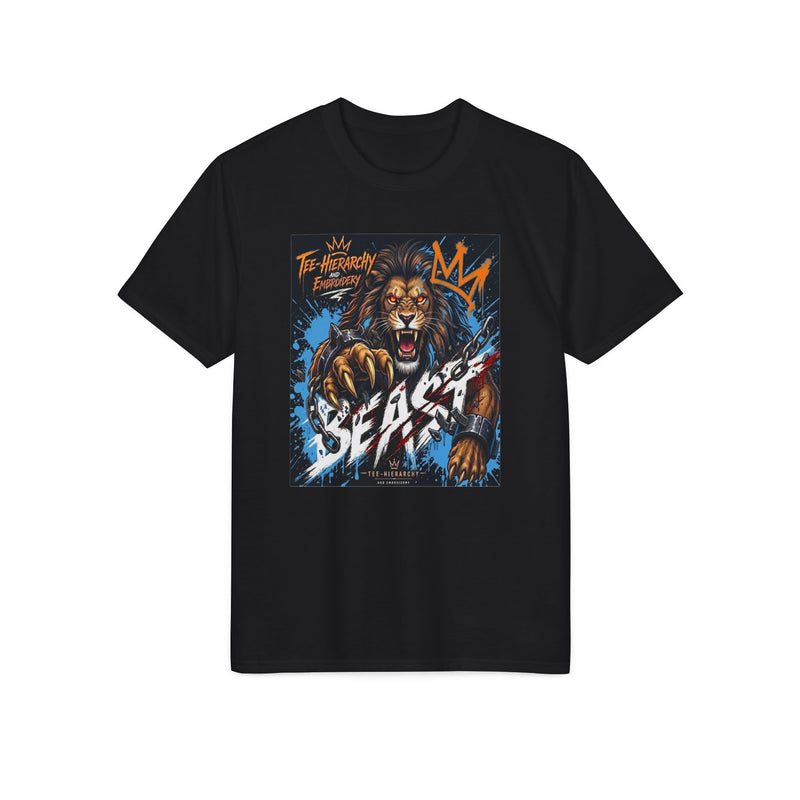 Beast King Lion Graphic T-Shirt — "Beast" Athletic Performance Tee