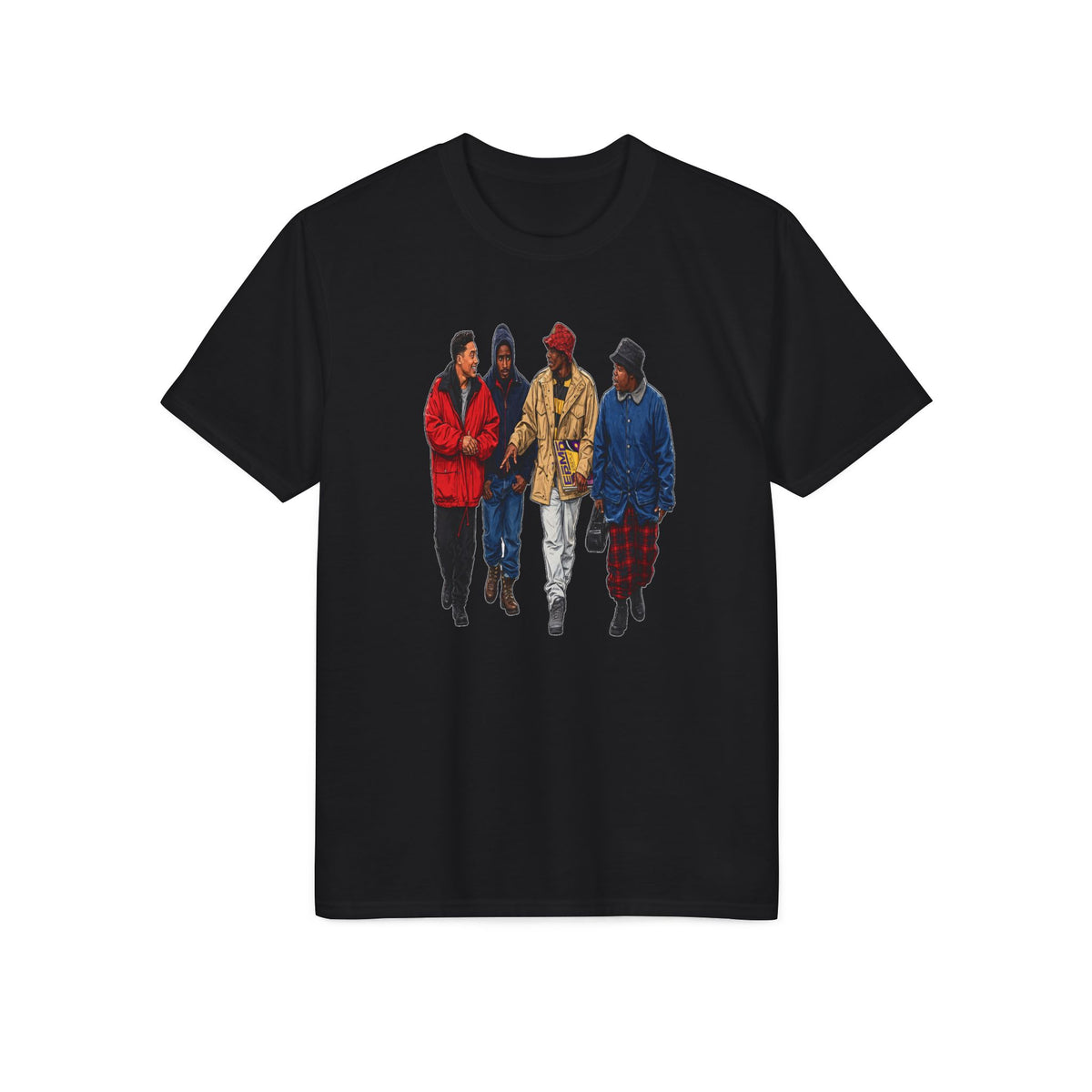 Group of Friends Streetwear T-Shirt — Cozy Urban Crew Graphic Tee
