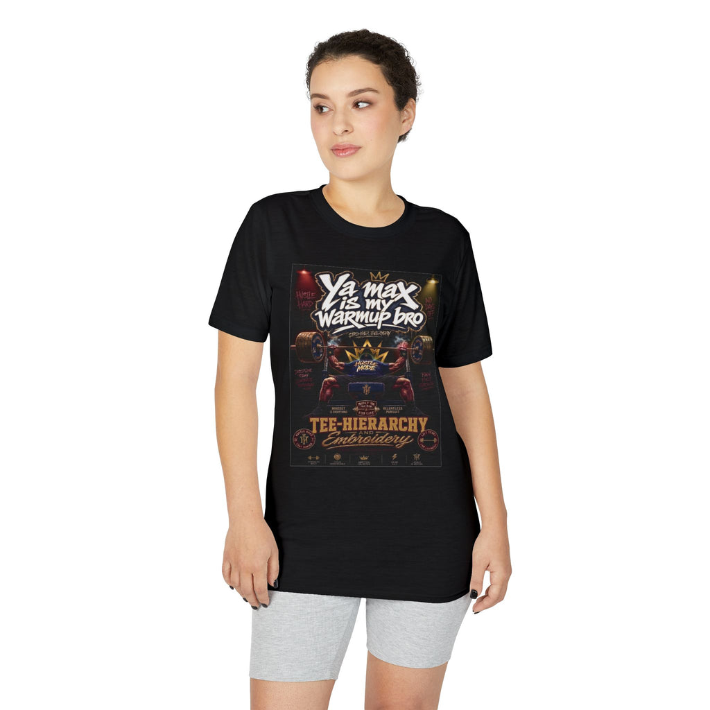 Ya Max Is My Warmup Pro T-Shirt — Tee-Hierarchy Boxing Graphic Performance Tee