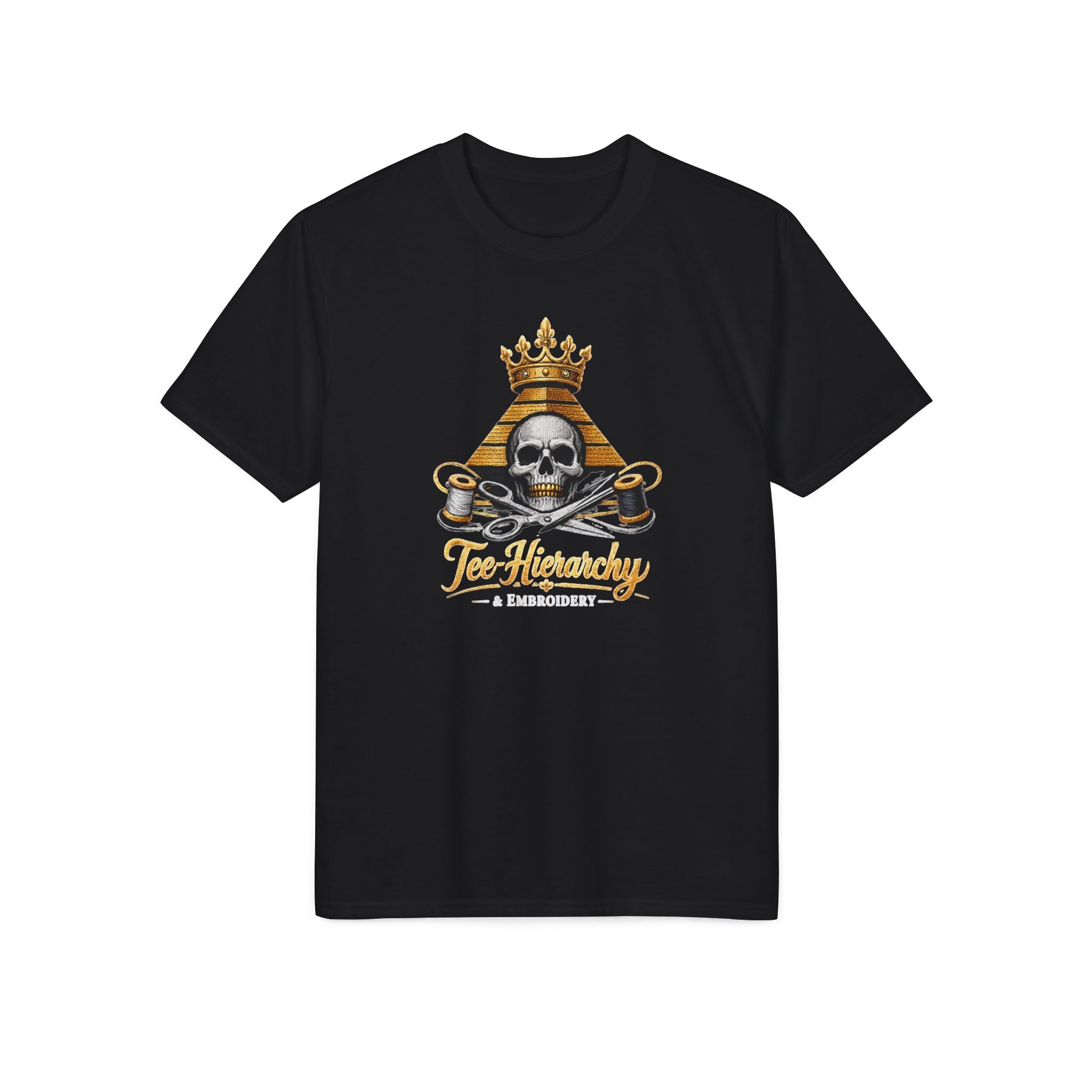 Skull King T‑Shirt — Crowned Skull & Crossed Wrenches Graphic Tee