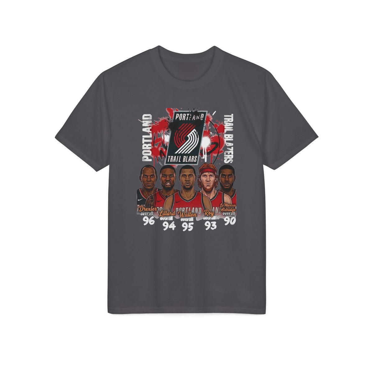 Portland Trail Blazers Team Graphic T-Shirt – NBA Basketball Fan Tee