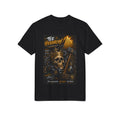 Skull & Crown Graphic T-Shirt — 'Tee Hierarchy' Vintage Heavy Metal Design
