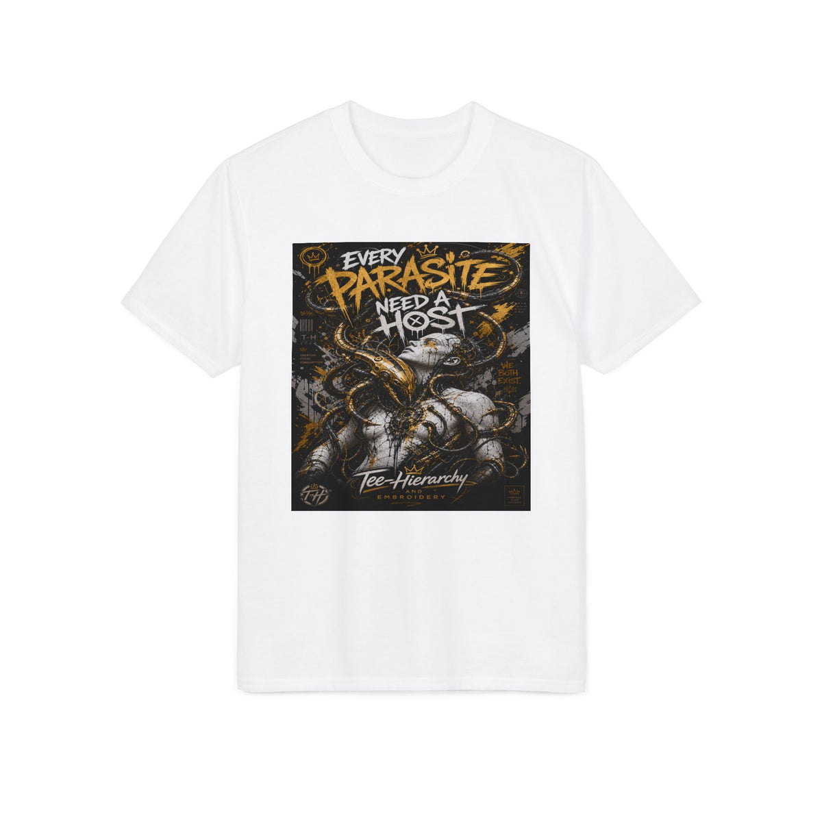Every Parasite Needs a Host Graphic T-Shirt — Dark Horror Band Tee