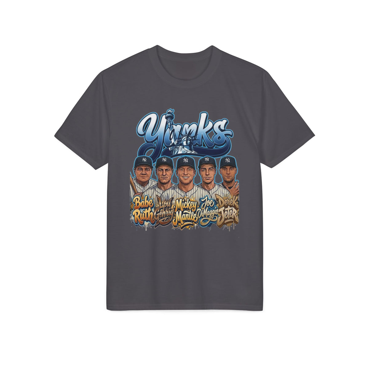 Baseball Team Portrait T-Shirt — Vintage Player Names Graphic Tee